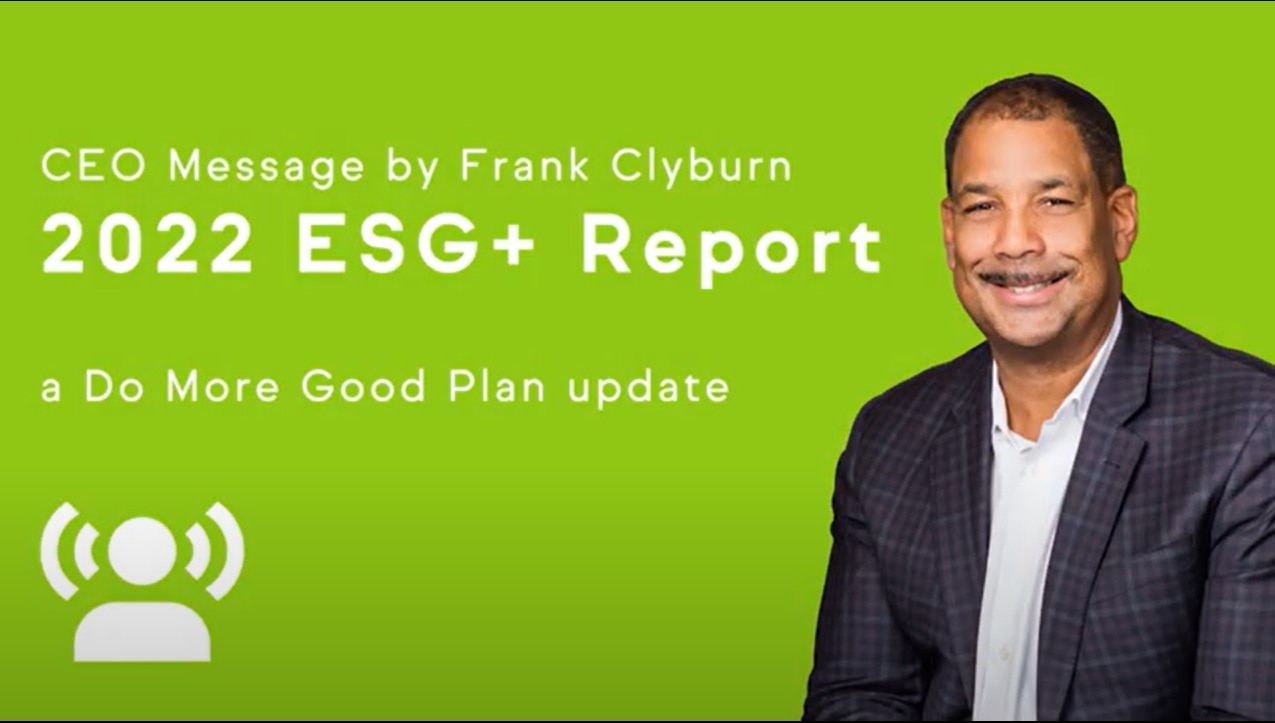 A Do More Good Plan Update from IFF CEO, Frank Clyburn